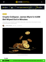 Crypto Collapse: James Wynn's $16M Bet Wiped Out in Minutes - CoinCentral