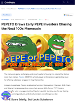 PEPETO Outpaces PEPE With Real Utility and 269% Staking Rewards