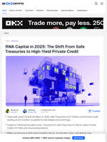 Private Credit Is the Next Big Step for RWA Capital After Treasuries