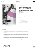 Nike, StockX End Trademark Clash Over NFTs and Fake Shoes - Decrypt