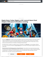 Ripple News Today: Ripple vs SEC Lawsuit Nears Final Chapter With June 13 Deadline Looming - Brave New Coin