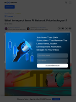 Will PI’s Price Drop to an All-Time Low with August Token Unlock?