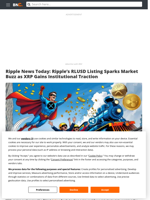Ripple News Today: Ripple’s RLUSD Listing Sparks Market Buzz as XRP Gains Institutional Traction - Brave New Coin