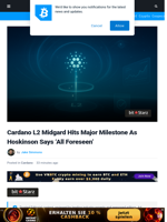Cardano Layer-2 Midgard Hits Major Milestone