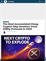 The Most Accumulated Cheap Crypto? Why Investors Track Utility Protocols in 2026 - TechBullion