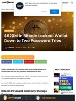$620M Bitcoin Wallet Has Two Tries Left