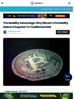 The Mobility Advantage: Why Bitcoin’s Portability Makes It Superior To Traditional Gold