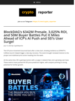 BlockDAG Heats Up with 50M Buyer Battles While ICP and SEI Push Forward