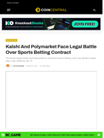Kalshi And Polymarket Face Legal Battle Over Sports Betting Contract