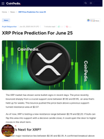 XRP Price Prediction For June 25