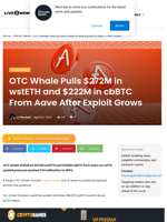 Aave Whale Pulls $494M as rsETH Exploit Grows