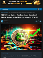 PEPE Coin Price: Analyst Sees Breakout-Retest Pattern- 230%?