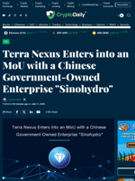 Terra Nexus Enters into an MoU with a Chinese Government-Owned Enterprise 