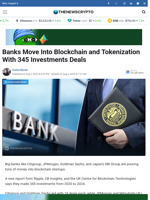 Banks Move Into Blockchain and Tokenization With 345..