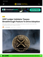 XRP Ledger Validator Teases Breakthrough Feature To Drive Adoption