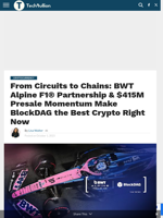 $415M Raised & F1® Deal Signed: BlockDAG Shows Massive Growth