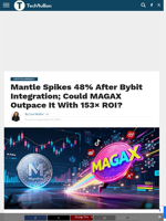 Mantle Spikes 48% After Bybit Integration; Could MAGAX Outpace It With 153× ROI?