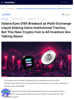 Solana Eyes $185 Breakout as Multi-Exchange Liquid Staking Gains Institutional Traction, New Crypto Coin All Investors Talking About - Mutuum Finance (MUTM)