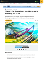 Cardano Price Charts Signal a 40% Rally to $1.25