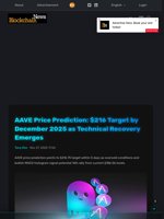AAVE Price Prediction: $216 Target by December 2025 as Technical Recovery Emerges - Blockchain.News