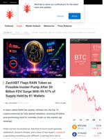 ZachXBT Flags RAIN Token as Possible Insider Pump After $9 Billion FDV Surge With 99.97% of Supply Held by 81 Wallets - NullTX