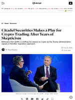 Citadel Securities Makes a Play for Crypto Trading After Years of Skepticism - Decrypt