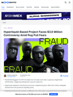 What Should HyperVault Users Do After $3.6 Million Rug Pull?