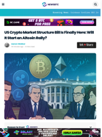 US Crypto Market Structure Bill Is Finally Here: Will It Start an Altcoin Rally?
