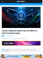 Cardano Stablecoin Market Tops $70 Million As USDC Dominates Supply | Bitcoinist.com