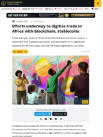 ADAPT Digital Platform Hopes to Boost African Trade Using Iota Blockchain