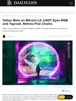 Tether Bets on Bitcoin L2: USDT Eyes RGB and Taproot, Retires Five Chains - DailyCoin
