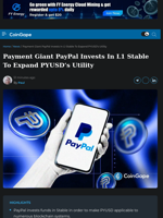PayPal Invests In L1 Stable To Expand PYUSD’s Utility
