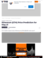 Ethereum (ETH) Price Prediction for May 21