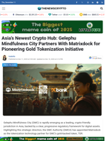 Asia's Newest Crypto Hub: Gelephu Mindfulness City Partners With Matrixdock for Pioneering Gold Tokenization Initiative