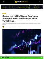 Sunrun Inc. ($RUN) Stock: Surges on Strong Q2 Results and Analyst Price Target Hikes
