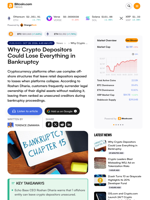 Why Crypto Depositors Could Lose Everything in Bankruptcy