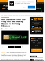 How Silent.Link Solves SIM-Swap Risks And Roaming Hassles For Traveling Bitcoiners