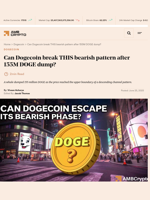 Will Dogecoin break its bearish pattern after 155M DOGE dump?
