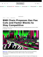 BNB Chain Proposes Gas Fee Cuts and Faster Blocks to Stay Competitive - 
