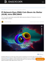 Pi Network Eyes RWA Coin Boom As Stellar (XLM) Joins ERC3643 - DailyCoin