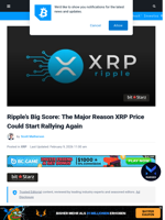 Ripple’s Big Score: The Major Reason XRP Price Could Start Rallying Again | Bitcoinist.com