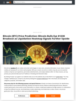 Bitcoin (BTC) Price Prediction: Bitcoin Bulls Eye $123K Breakout as Liquidation Heatmap Signals Further Upside - Brave New Coin