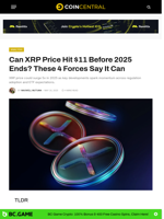 Can XRP Price Hit $11 Before 2025 Ends? These 4 Forces Say It Can - CoinCentral