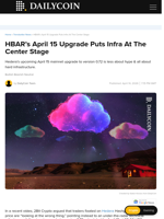 HBAR's April 15 Upgrade Puts Infra At The Center Stage - DailyCoin