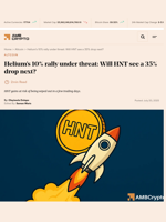 Helium's 10% rally under threat: Will HNT see a 35% drop next? - AMBCrypto