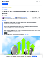 3 Made In USA Coins To Watch For August