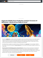 Dogecoin (DOGE) Price Prediction: Analyst Foresees $1 Milestone—Musk-Driven Rally in Focus - Brave New Coin