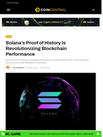 Solana’s Proof of History Is Revolutionizing Blockchain
