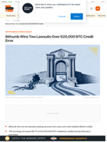 Bithumb Wins Two Bitcoin Credit Error Lawsuits