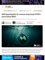Will Hyperliquid’s 3x revenue drop keep HYPE's price below $60? - AMBCrypto